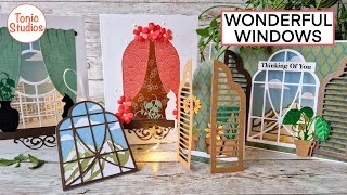 Tonic Studios WONDERFUL WINDOWS (2 DIE SETS & 1 STAMP SET)