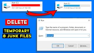 How to delete temporary files in windows and Speed Up Your PC