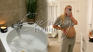 MY REALISTIC PREGNANCY EVENING ROUTINE .. after working my 9-5!