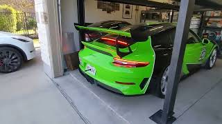 GT3 RS startup with Titanium SAGA exhaust