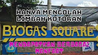 MENGOLAH LIMBAH KOTORAN BISA MENDAPATKAN BANYAK MANFAAT || BIOGAS SQUERE