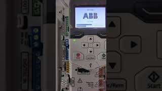 ABB ACS580 VARIABLE FREQUENCY DRIVE MOTOR PUMP CONTROL TIME SET UP INITIAL SETTINGS