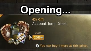 GW2 - Opening Account Jump Start Package