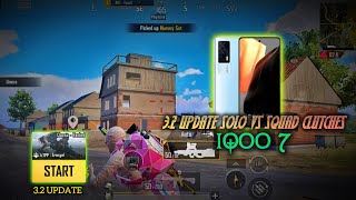 SOLO 🆚 SQUAD CLUTCHES 💥 | IQOO 7 SMOOTH + 90 FPS PUBG / BGMI TEST 2024 ⚡