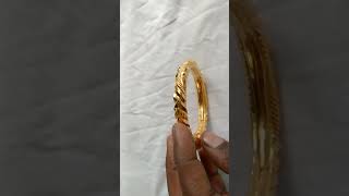 latest lightweight gold bangles design #shorts #10gm #bangles