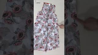 🌷only 1 metre fabric 💝 Easy cut in 5 minutes and sew only 10 minutes ✂️ for Beginners sewing 🪡