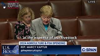 Rep. Kaptur Floor Remarks On Rider That Would Prevent USDA Enforcement Of Packers And Stockyards Act