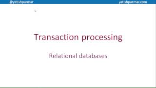 Transaction processing - A Level Computer Science