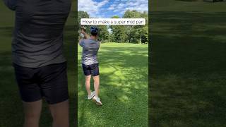 How to: Make a SUPER MID PAR on a short par 4 🤣🎯 #golftips #howto #golfishard #golf #shorts #funny