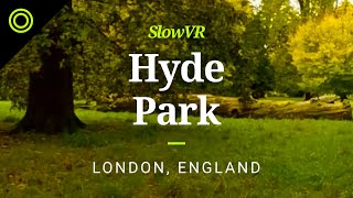 Lazy Vibes and Gentle Breezes in Hyde Park - London, England [Slow VR 8k 360° Video & Sound]