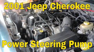 2001 Jeep Cherokee Power Steering Pump