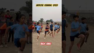 🔥🏃‍♀️🇮🇳Improve running speed best High knee 🏃‍♀️🇮🇳 #running #army #shorts