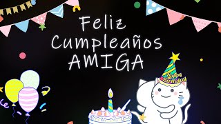 El mejor mensaje de cumpleaños para ti AMIGA🥂🥧✨