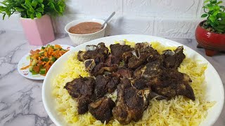 هل جربتم اعداد مندي اللحم اليمني في قدر الضغط مع اسرار لذاذتة ويذوب في الفم 😋😋