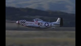 Freewing P-51 1400mm 1st flight of the season