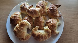 Schinken - Käse Croissants, leckeres Rezept und wir möchten jedentag essen.