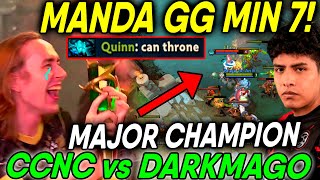 😱AL CAMPEON DE LA MAJOR! DARKMAGO Y PANDA OBLIGAN A CCNC A MANDAR "GG MIN 7" A FULL GANKS