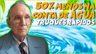 50% Menos na Conta de Água (10 Truques Caseiros)