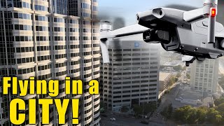 Can You Fly a Drone in The City ? - DJI Air 2