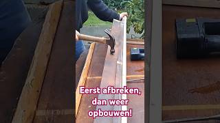 DEENS OVALEN TAFEL MAKEN! #shorts #reaction #diy