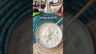 Farah khan learns Kutchi style baigan ka raita #food #shorts #celebrityrecipe #viral #trending