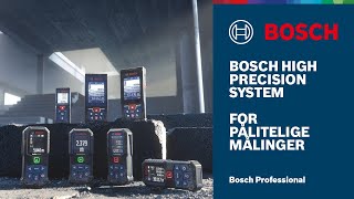 Pålitelige målinger med Bosch High Precision System