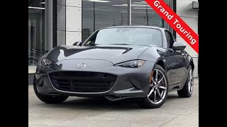 2021 Mazda MX-5 Miata RF Grand Touring For Sale Walk-Around Quick Tour at Carmel Motors Indy