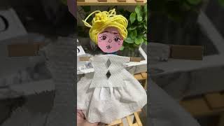 Handmade easy doll #art #craft #diy #shorts