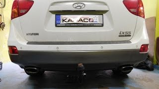 Hyundai IX55 2008- , tažné zařízení, odnímatelný vertikální bajonet Aragon