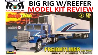 Freightliner with Trailer (I) 1:32 Scale Revell #1981 -Model Kit Build & Review