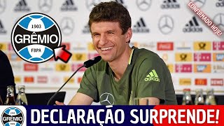 BOMBA! OLHA O QUE THOMAS MULLER FALOU SOBRE O GRÊMIO! MELHOR TIME DO BRASIL! NOTICIAS DO GRÊMIO!