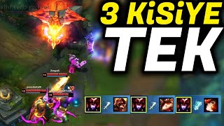 3 KİŞİYE AYNI ANDA TEK ATAN SHYVANA! BU DELİLİK RESMEN