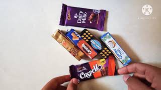 Opening Different types of Chocolate Bars