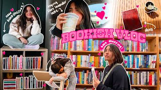 bookish vlog | set up my new bookshelves with me! 💕📚☕️