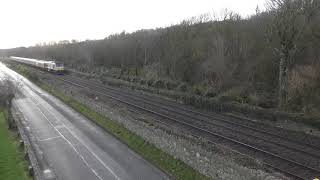 NI Railways 201 Class Loco 209 + Enterprise Train - The Lady’s Stairs (17/1/20)