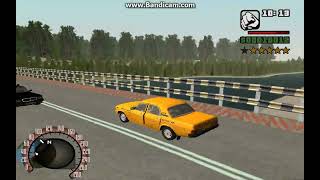 GTA Криминальная Россия | ГАЗ-31029 такси против полиции car chase scene