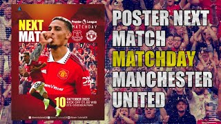 TUTORIAL Poster Design Matchday Manchester United Di Android