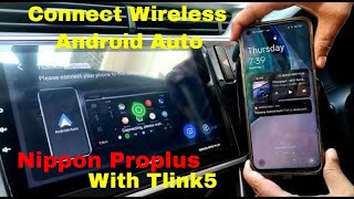 How to Connect Wireless Android Auto with Tlink5 in Nippon Android Car Stereo #wirelessandroidauto