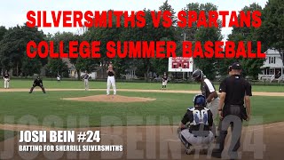 SHERRILL SILVERSMITHS VS SYRACUSE SPARTANS GAME 2 NYCBL BASEBALL