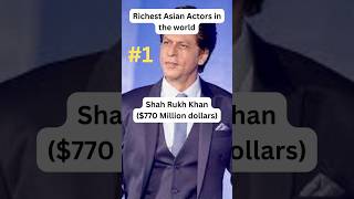 Richest Asian actors in world #shorts