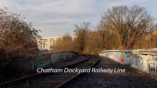 Chatham dockyard disused railway line