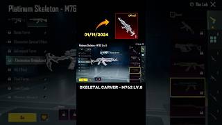 M762 Upgrade Gun Skin In Honor Lucky Spin Crate Opening Coming In Pubg Mobile #shorts