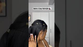 Simple hairstyle for everyday. #hairtutorial #haircare #hairinspo #naturalhairstyles #shorts