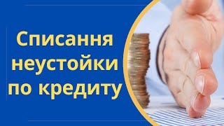 Заява про списання надмірних відсотків, неустойки, штрафу та пені за кредитним договором