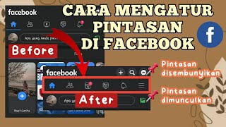 CARA MENGATUR PINTASAN DI FACEBOOK | TAMPILAN BILAH PINTASAN