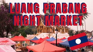 Exploring The Luang Prabang Night Market While In Luang Prabang, Laos