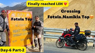 | Day 6 Part 2 | Dream Ride | Ladakh 2022 | Kargil war memorial to LEH | Fotula Top| Namikla |