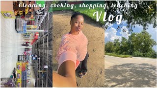 Vlog: Shopping, cleaning my apartment, making okro and zobo drink, teaching my students and more.