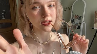 ASMR ~ doing your skincare 👐🏻 hand movements & mouth sounds (100% tingles)