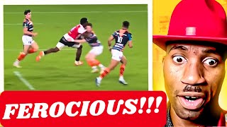 First Time Watching: The Most BRUTAL Sport In The World!!! Rugby's Hardest Hits!!!